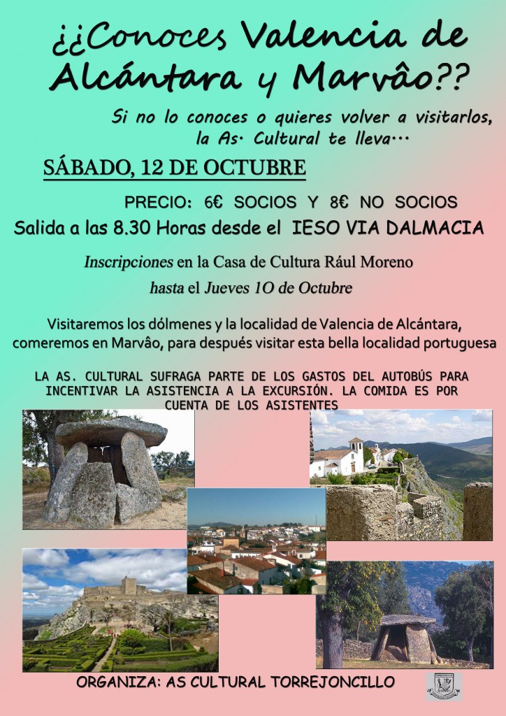 Excursión a Valencia de Alcántara y Marvâo de la Asociación Cultural de Torrejoncillo