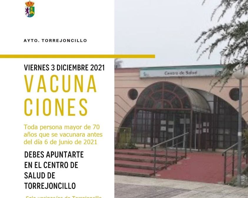 VACUNACIONES COVID-19 Y GRIPE EN TORREJONCILLO