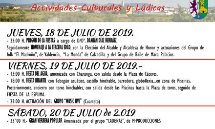 Fiestas de Valdencin 2019