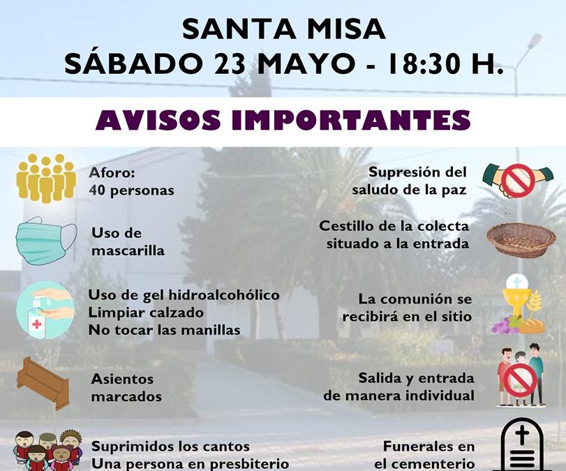 SANTA MISA EN LA PARROQUIA DE SANTA TERESA DE JESÚS EN VALDENCÍN