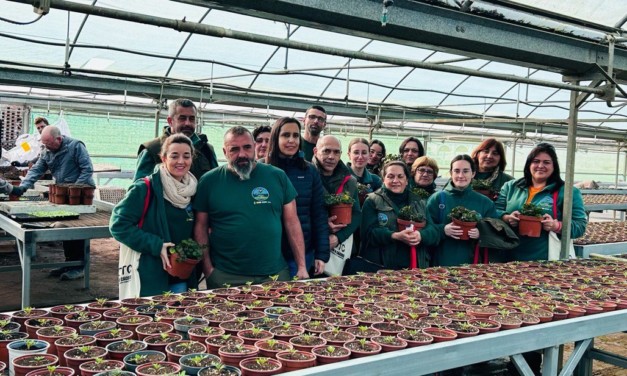 Alumnado de las especialidades de jardinería y forestal reciben formación práctica en el Vivero Provincial