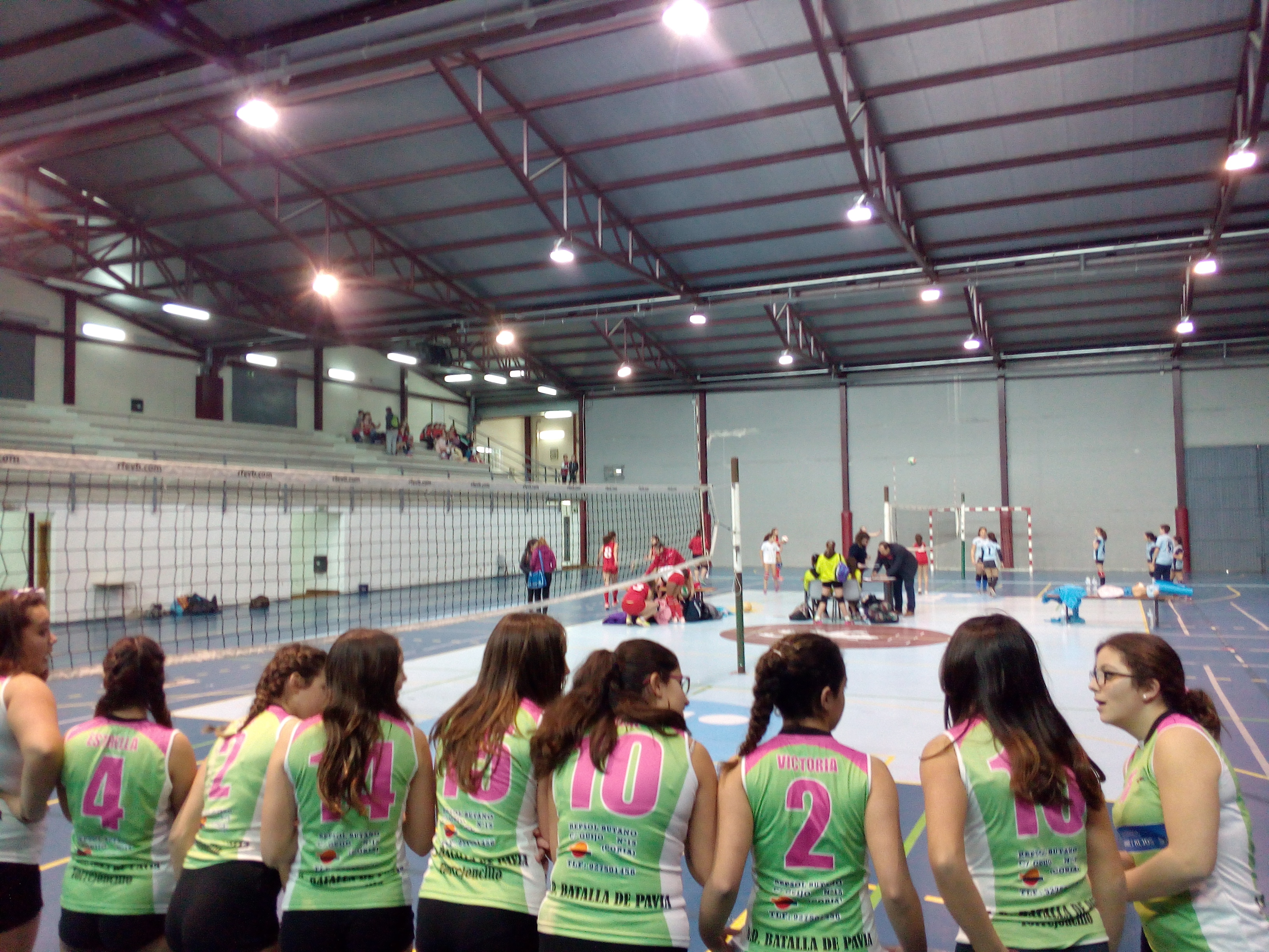 Malos resultados para las chicas del voley la pasada semana