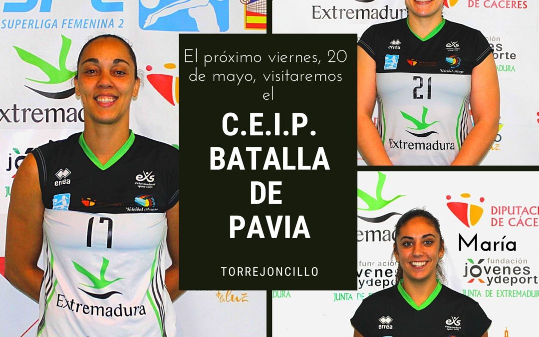 Todo un equipazo extremeño, este viernes en el Ceip » Batalla de Pavía»