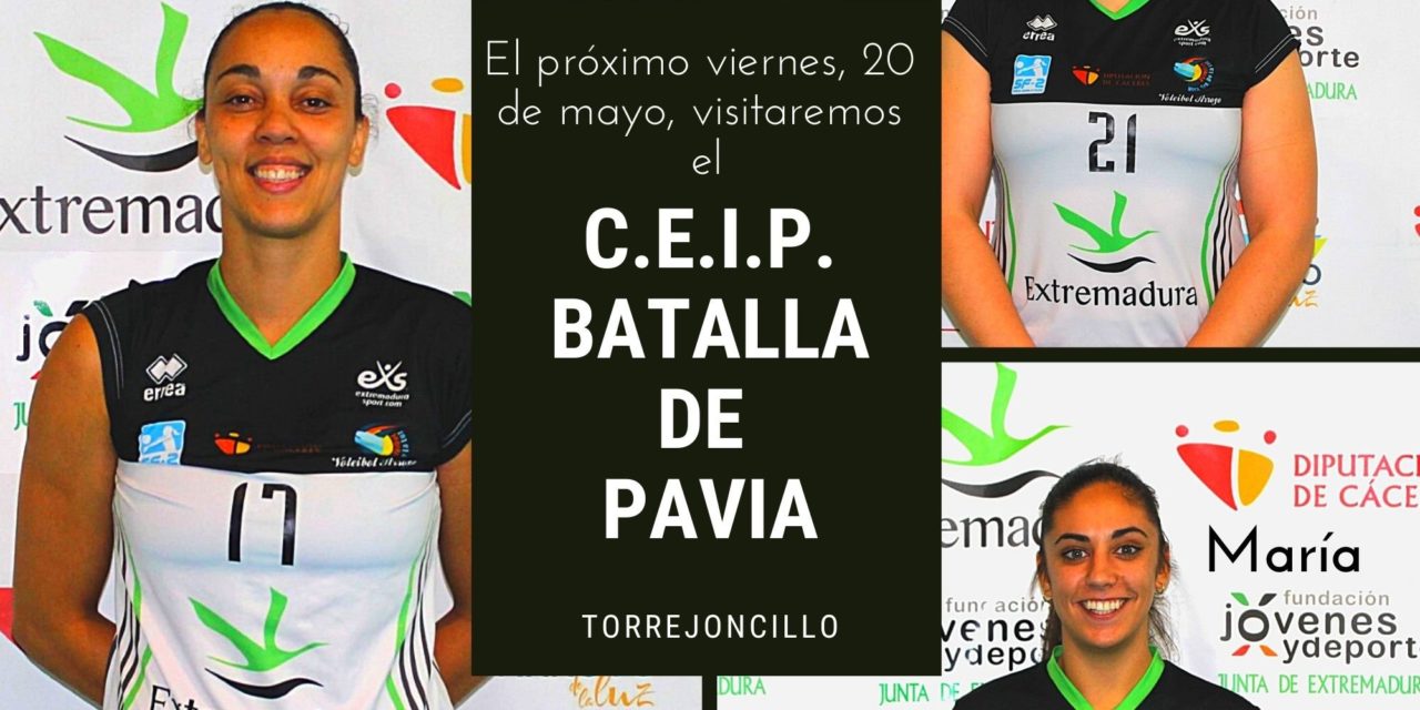 Todo un equipazo extremeño, este viernes en el Ceip » Batalla de Pavía»