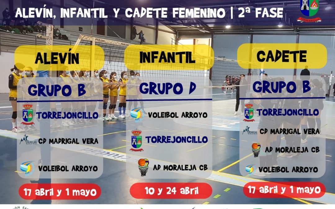 YA HA ARRANCADO LA SEGUNDA FASE DE LOS JUDEX DE VOLEIBOL