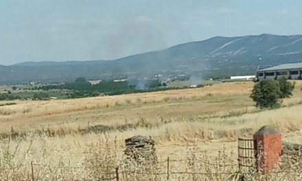 Fuego por la zona de la depuradora municipal