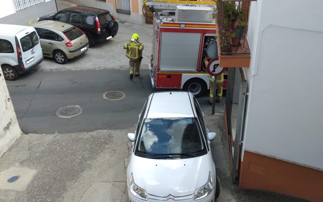 Fuego en una vivienda de Torrejoncillo