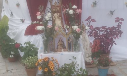 Un año más, las cruces torrejoncillanas vuelven a vestir sus mejores galas