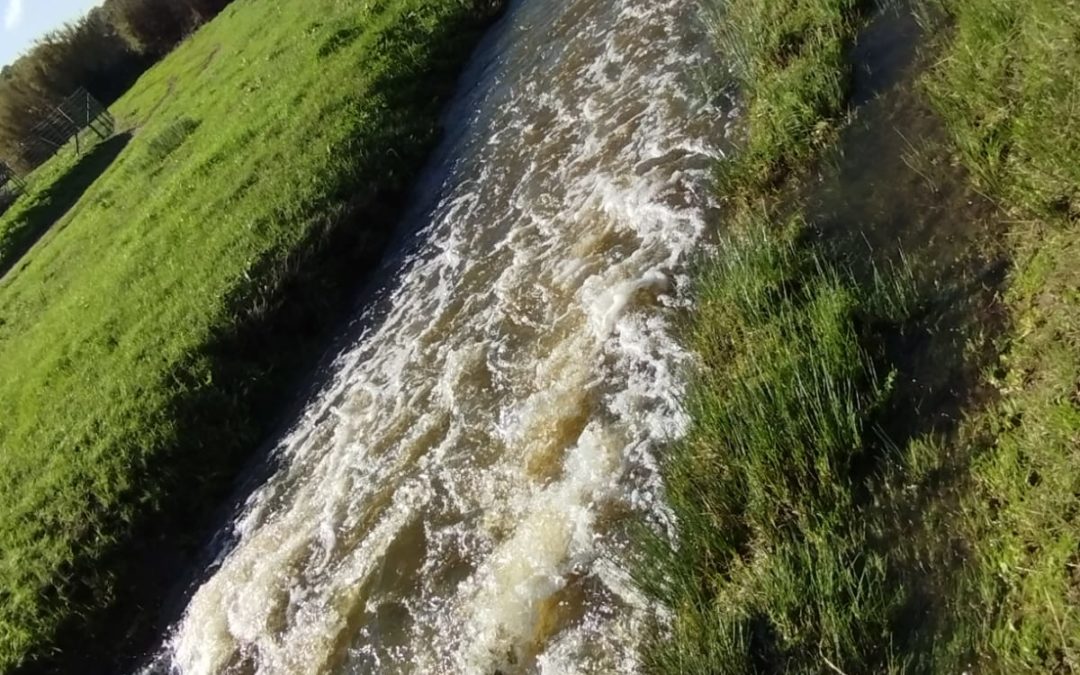 Siguen las lluvias y sigue el pantano subiendo de caudal