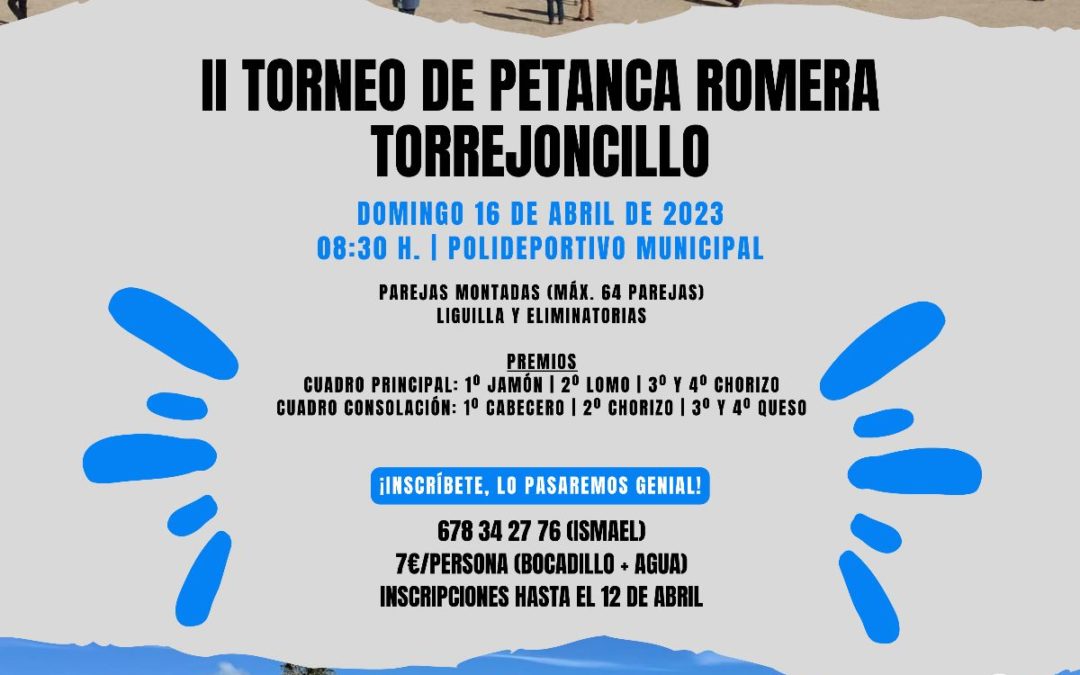 II Torneo de Petanca Romera de Torrejoncillo
