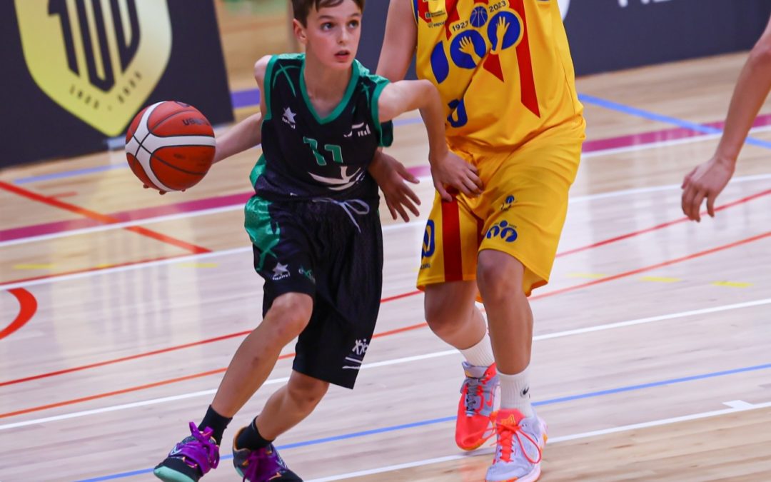 Gabriel Rosado en el Campeonato de España de Minibasket
