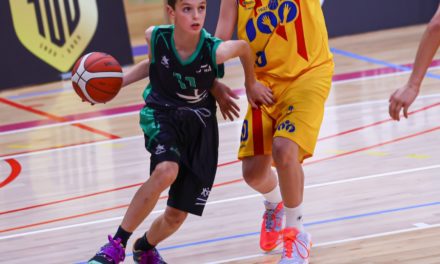 Gabriel Rosado en el Campeonato de España de Minibasket