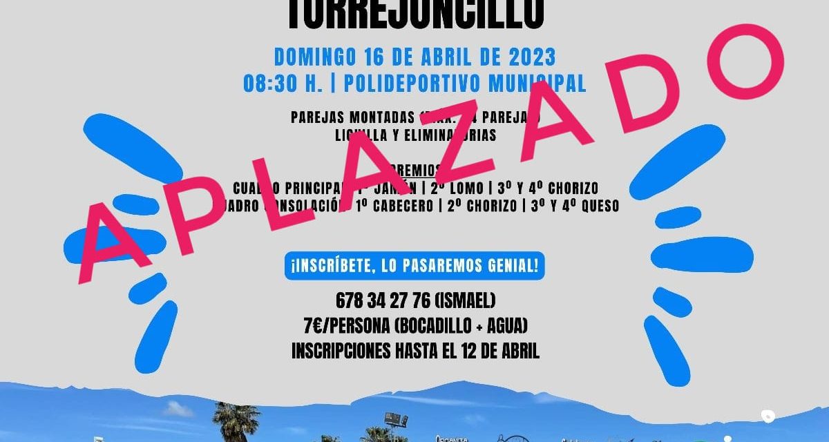 Aplazado II Torneo de Petanca Romería Torrejoncillo