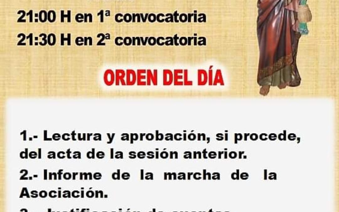 Asamblea General Amigos de la Romería de San Pedro