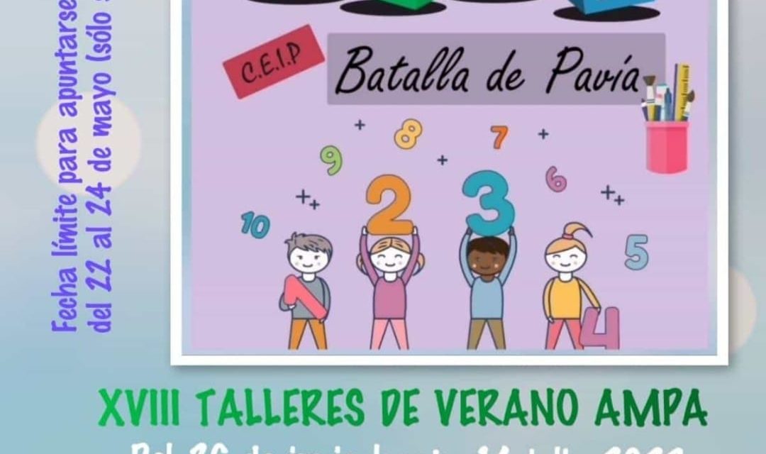 XVIII Talleres de Verano de AMPA