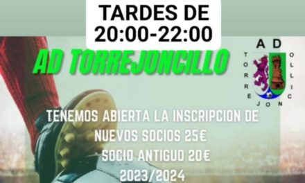 AD Torrejoncillo comienza su nueva andadura