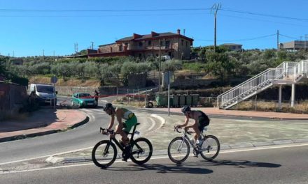 Plata en el Campeonato de Extremadura de Triatlón