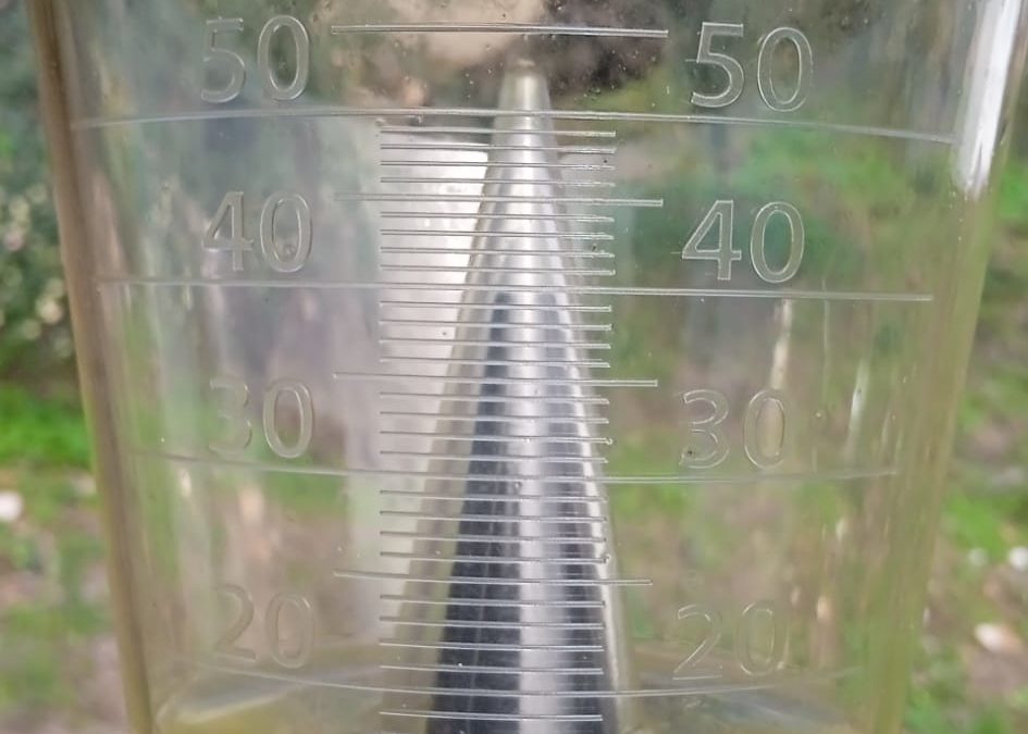 Ya tenemos los datos de las precipitaciones de la última semana