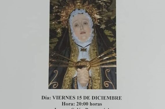 Asamblea Extraordinaria Cofradía Virgen de los Dolores