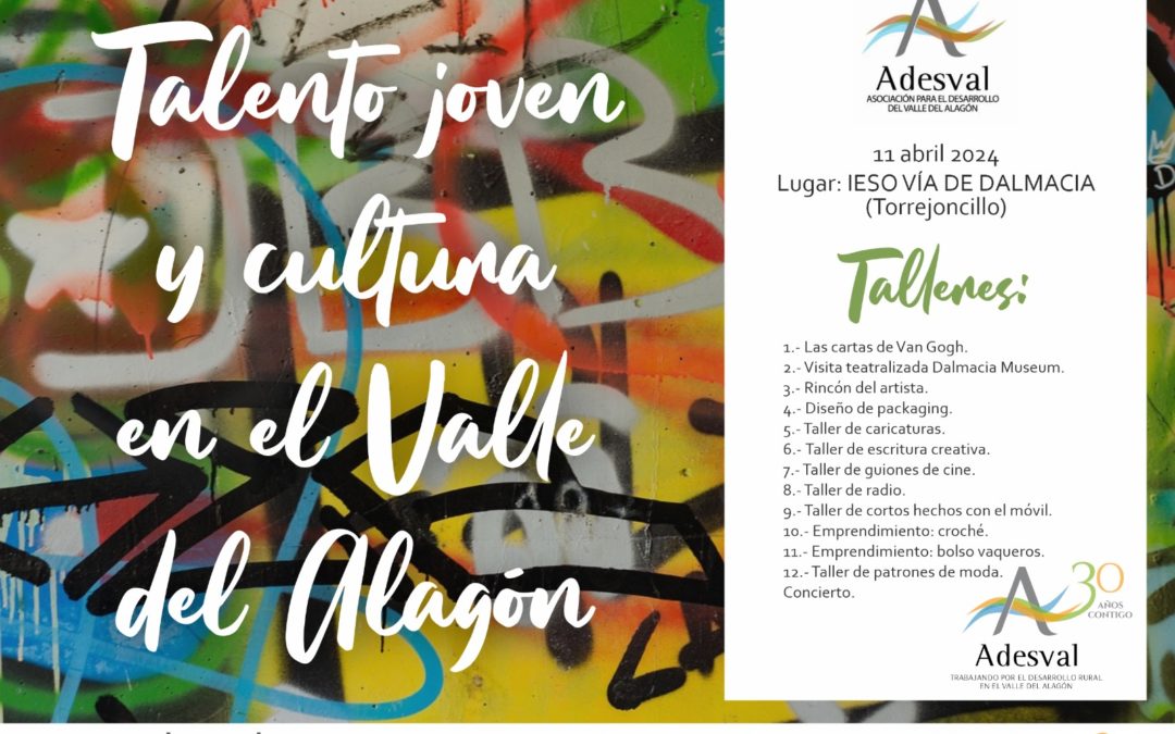 La I Jornada de Talento Joven y la Cultura en el Valle del Alagón se celebrará en el IESO Vía Dalmacia