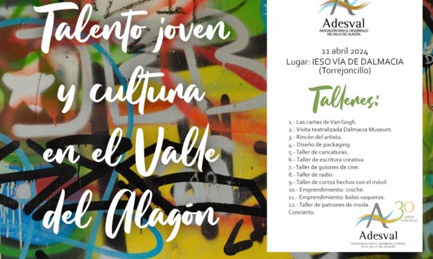 La I Jornada de Talento Joven y la Cultura en el Valle del Alagón se celebrará en el IESO Vía Dalmacia