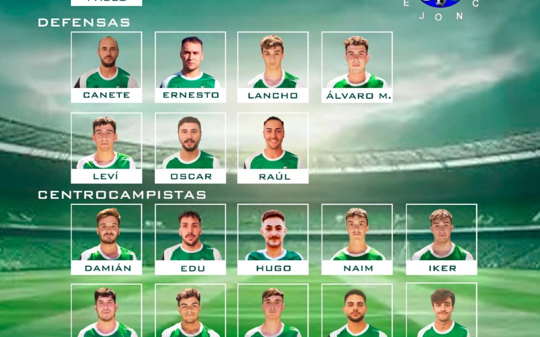 22 serán los guerreros del equipo pringón que defenderán los colores del AD Torrejoncillo