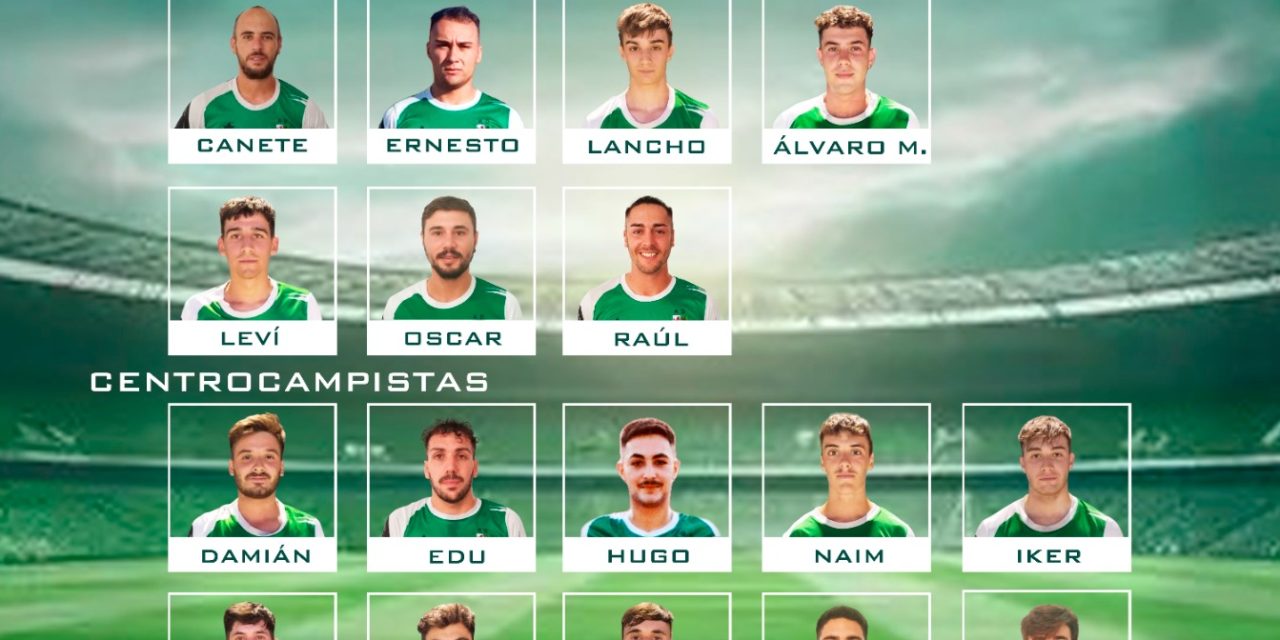 22 serán los guerreros del equipo pringón que defenderán los colores del AD Torrejoncillo