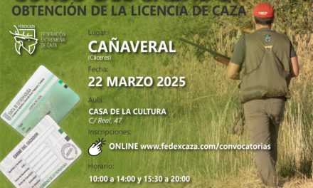 LICENCIA DE CAZA o FEDERATIVA DE TIRO DEPORTIVO PARA PORTAR ARMAS EN LA ENCAMISA