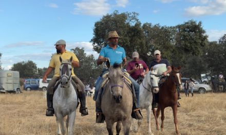 Los Torrejoncillanos visitan Guadalupe a caballo
