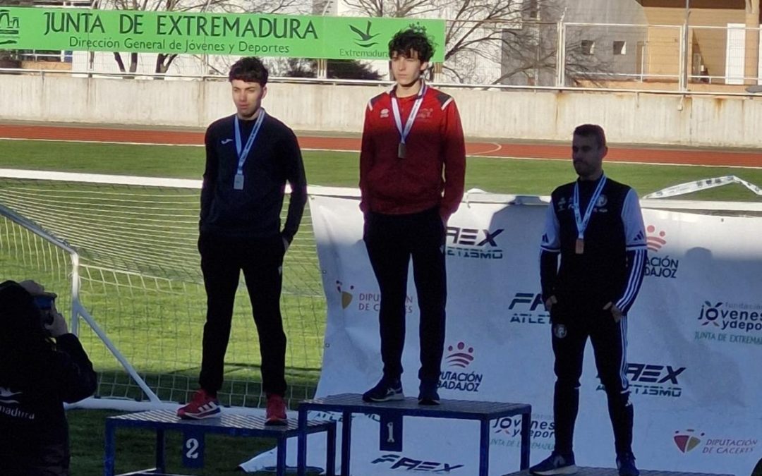 Sergio Martín plata en el Campeonato de Extremadura