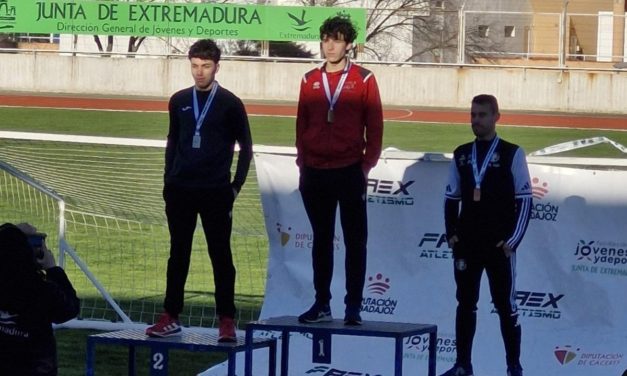 Sergio Martín plata en el Campeonato de Extremadura