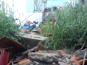 El tejado de la Iglesia de la Sauceda se derrumba y sepulta de escombros a San Pedro “El Viejo”