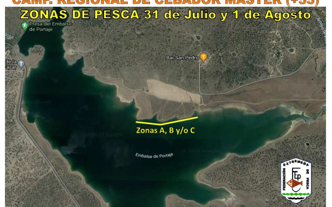 El Pantano de Portaje, zona de entrenamientos