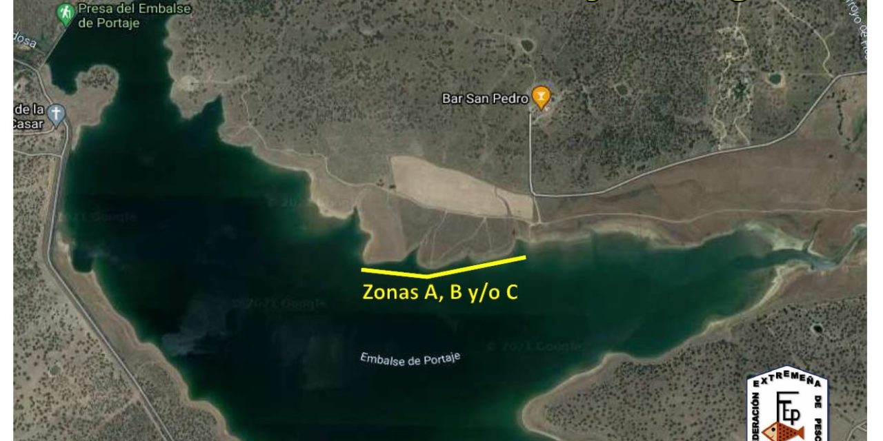 El Pantano de Portaje, zona de entrenamientos