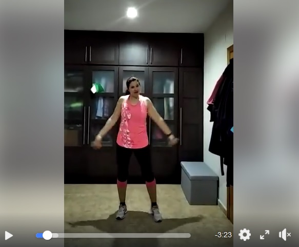 Zumba para estos días en casa