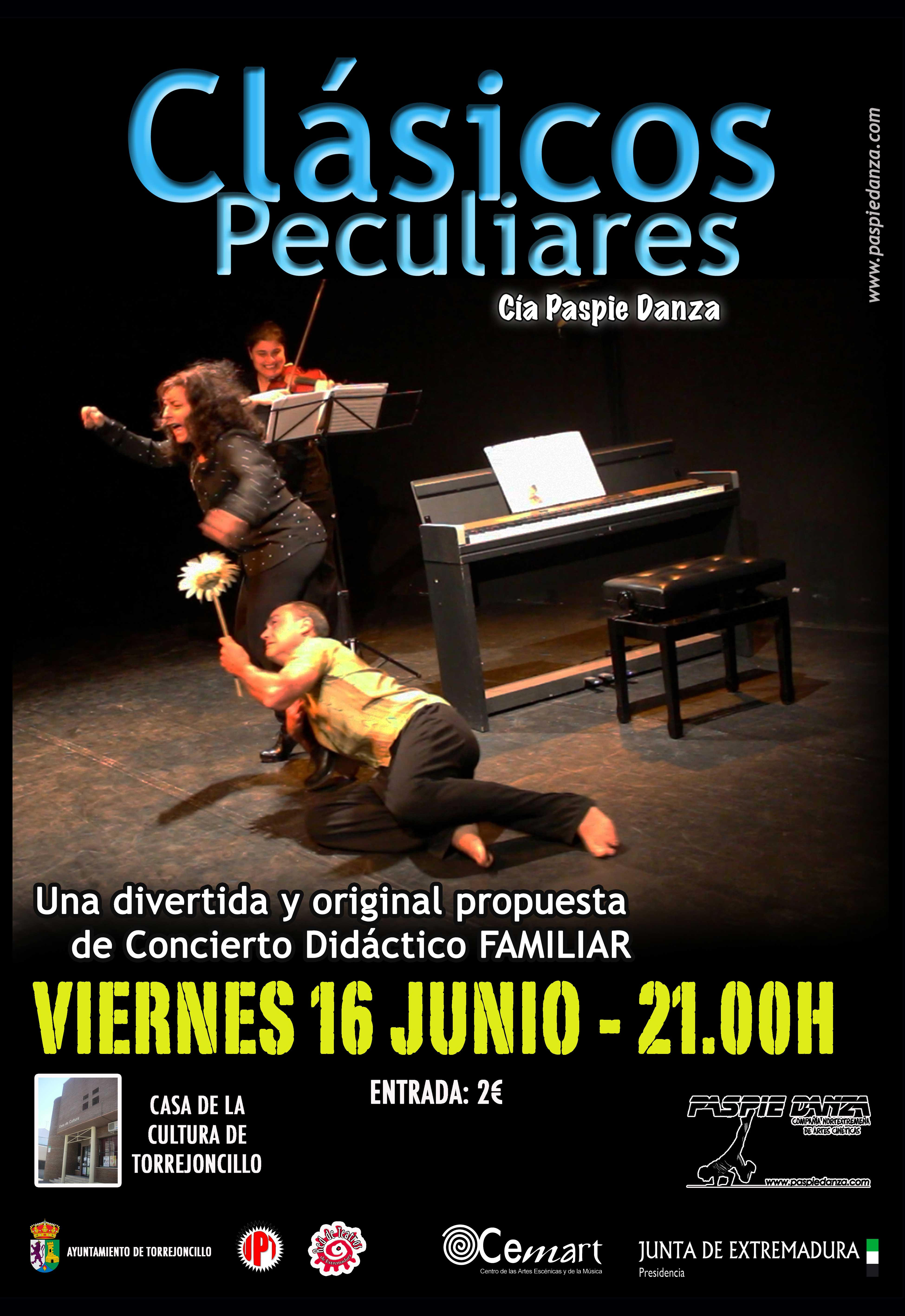 La obra Clásicos Peculiares, mañana en Torrejoncillo