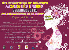 Programa actividades XIV encuentro de mujeres mancomunado