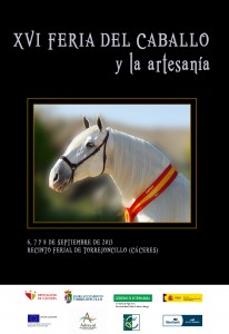 cartel feria del caballo de torrejoncillo 2013