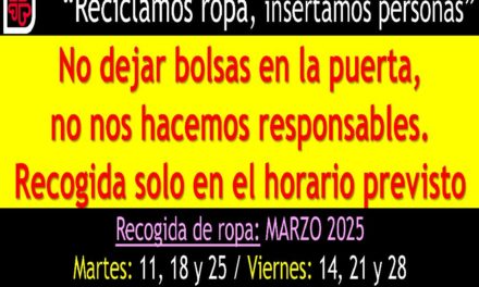 Caritas parroquiales de Torrejoncillo recoge ropa para el proyecto remudarte