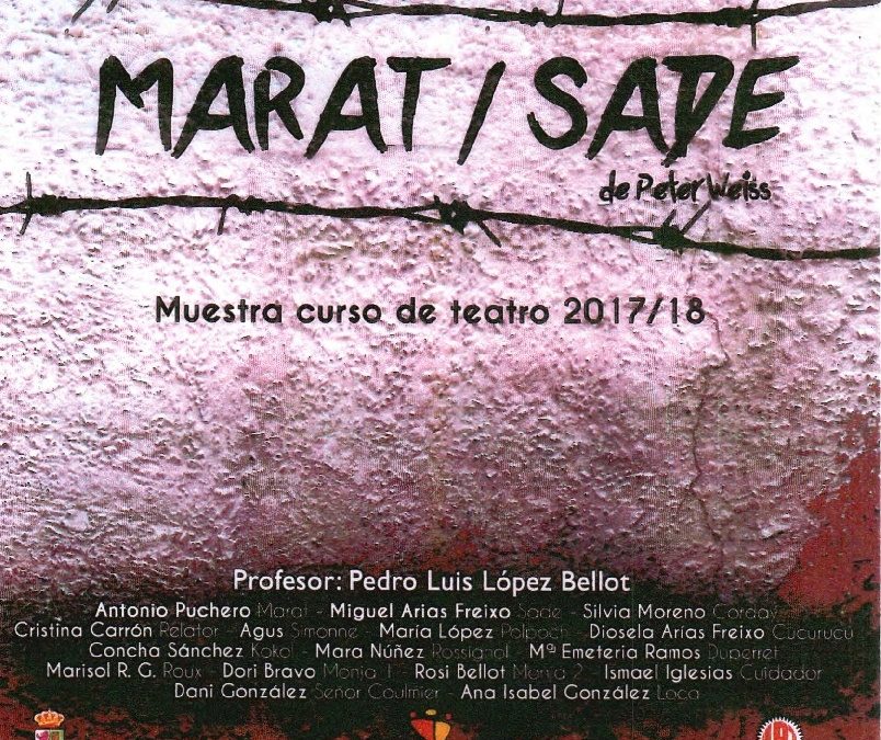 Marat-Sade por los alumnos del Curso de Teatro 2017/2018