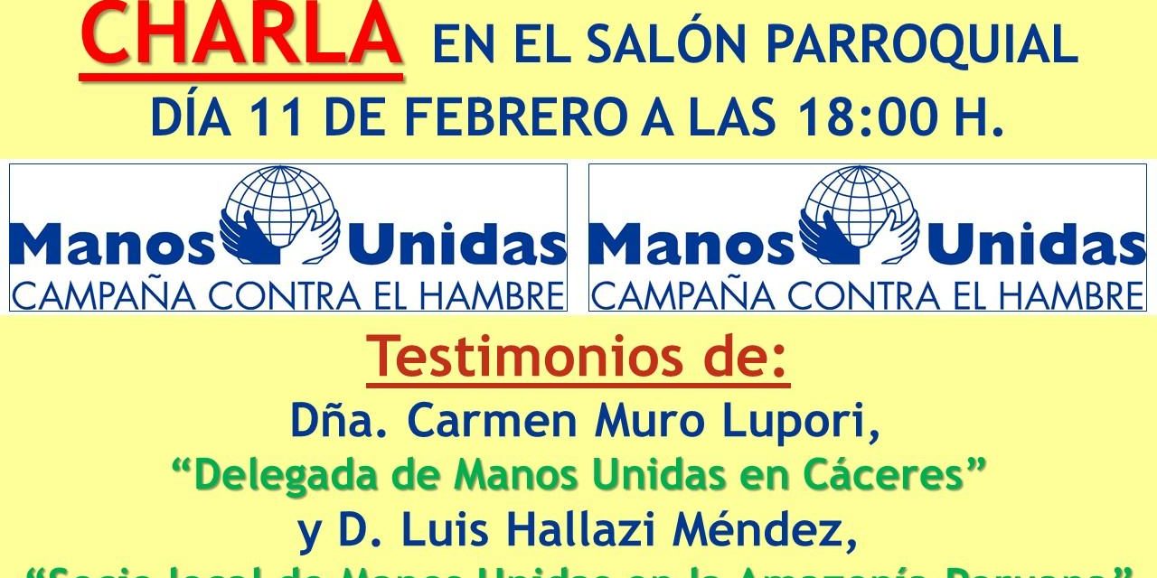 Testimonio de Manos Unidas en la parroquia de Torrejoncillo