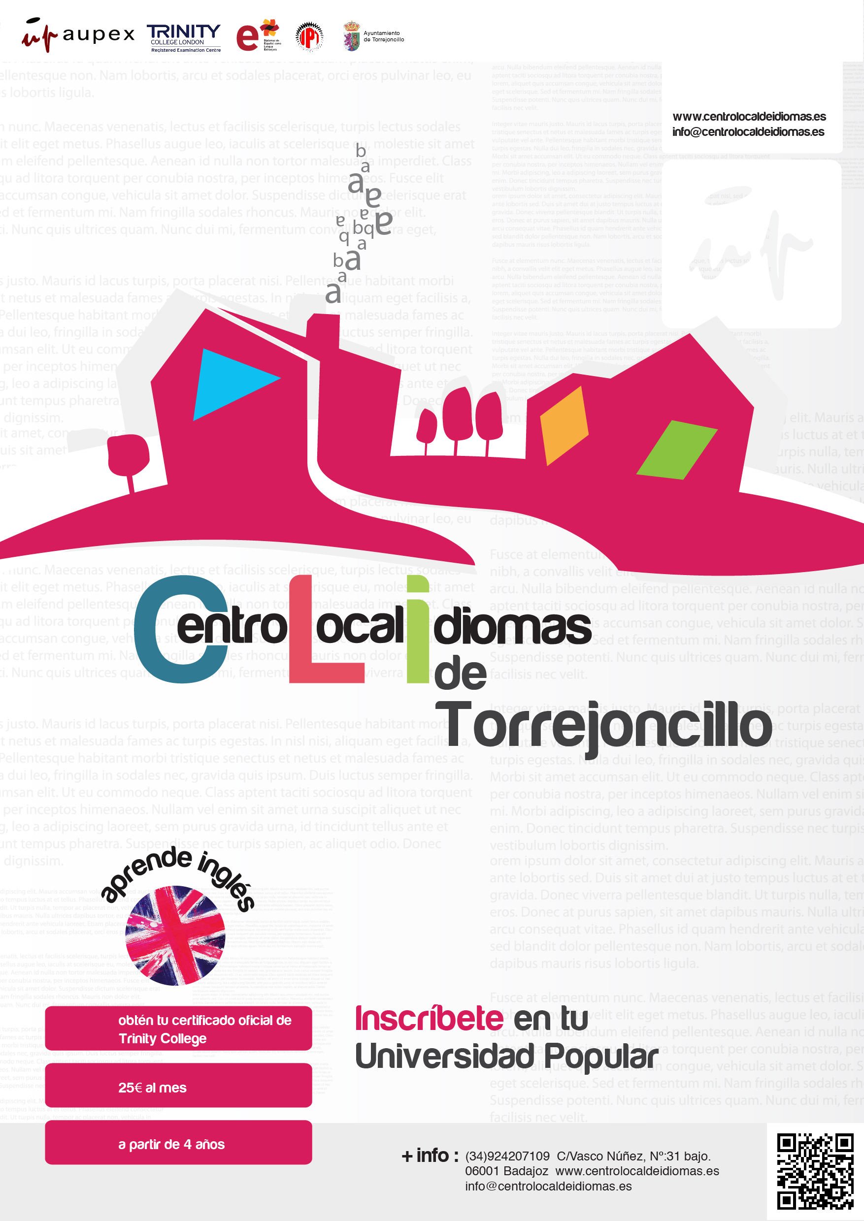 Centro Local de Idiomas en Torrejoncillo