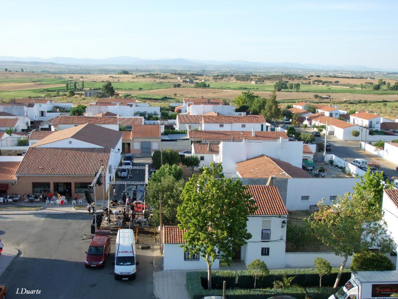 Un herido grave en Valdencín al ser arrollado por una vaca