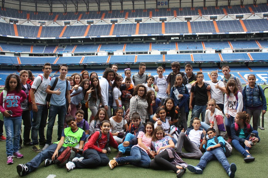 Los alumnos del IESO Vía Dalmacia se fueron de Champions al Bernabeu