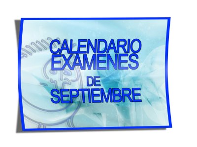 Calendario de exámenes de septiembre en el IESO Vía Dalmacia