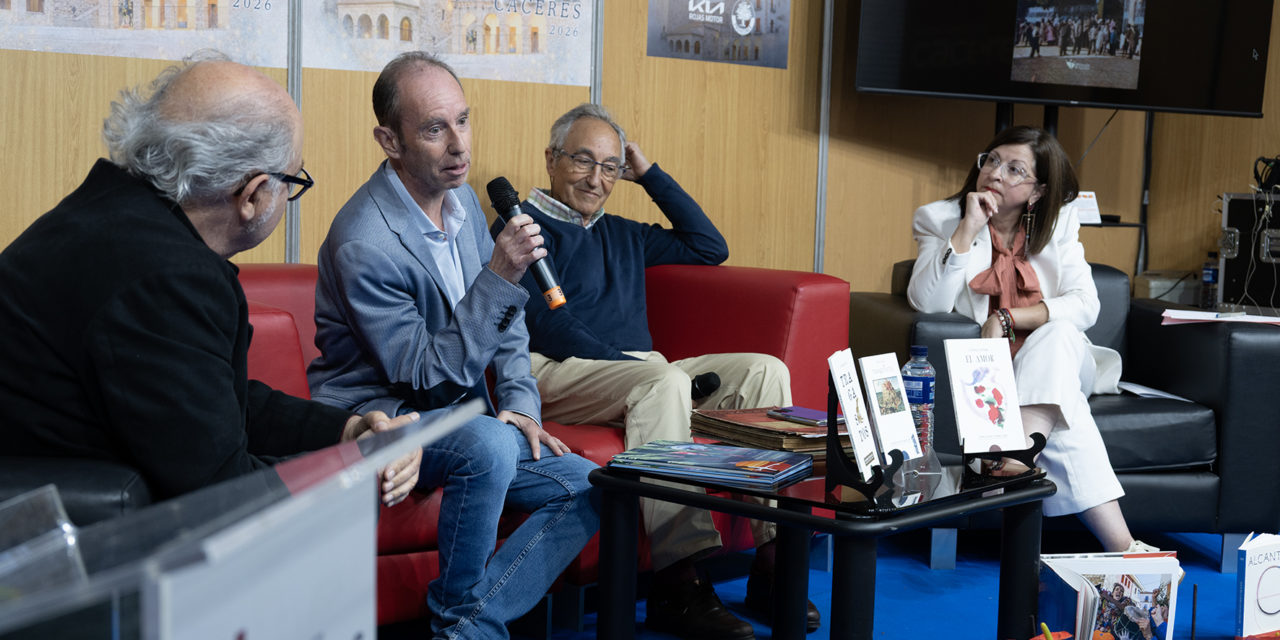 La Diputación de Cáceres muestra su compromiso con la cultura y la creación literaria en la Feria del Libro de Cáceres