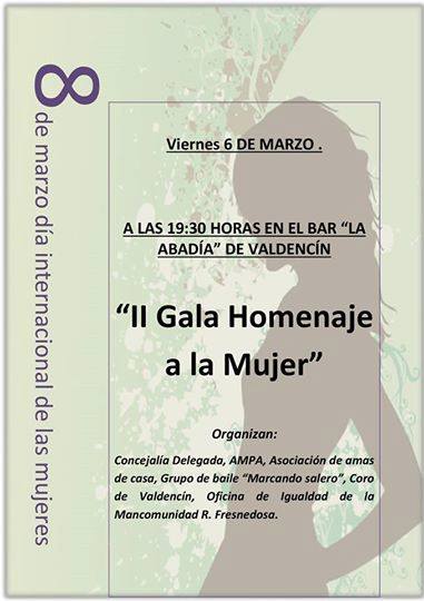 II Gala homenaje a la Mujer en Valdencín