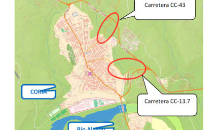 La Diputación de Cáceres invierte 1 millón de euros en Coria para la mejora de accesos a la ciudad