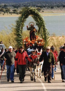 El santo llegando al Ejido de San Pedro - ÁNGEL LUIS HERNÁNDEZ