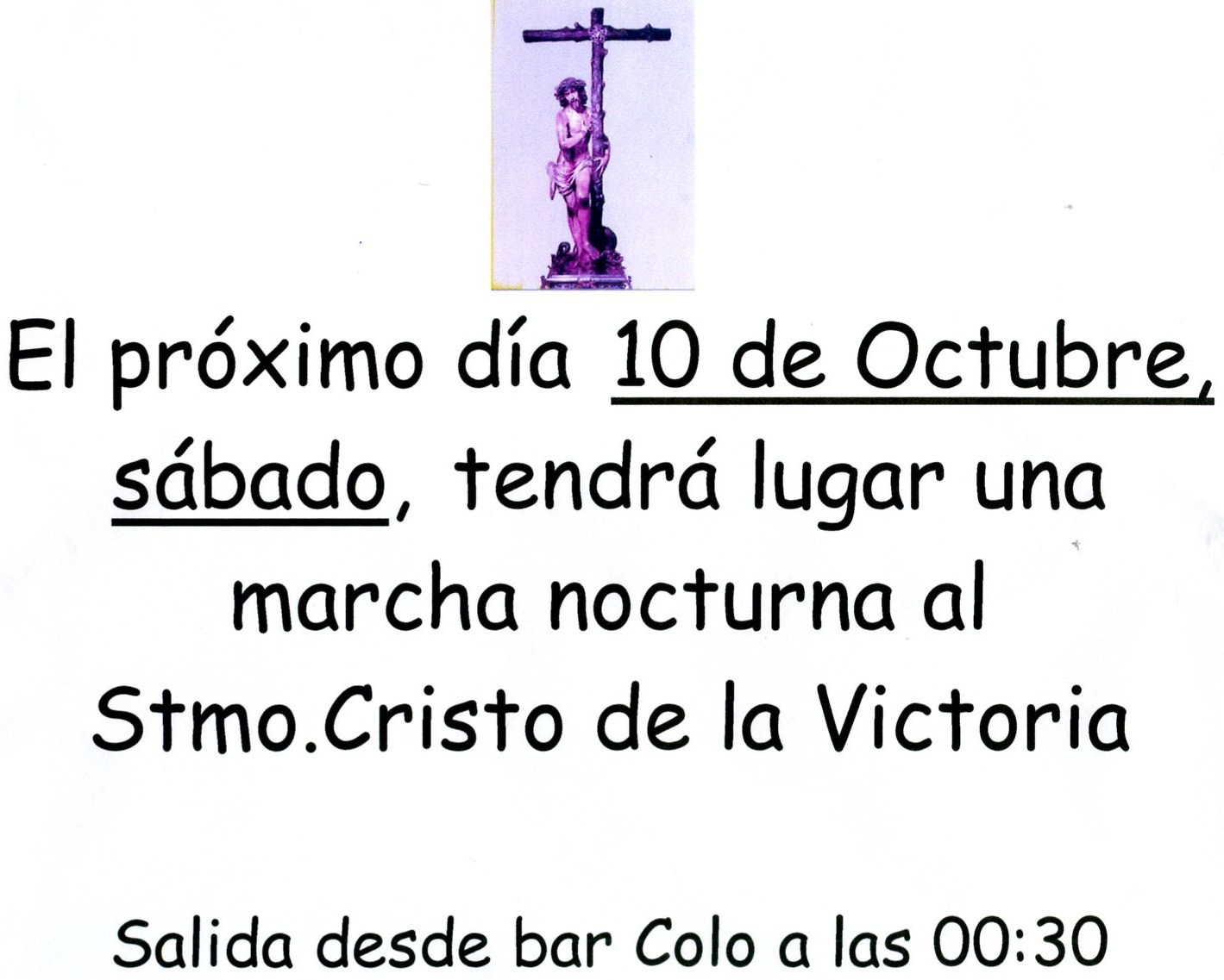 Marcha al Cristo de Serradilla